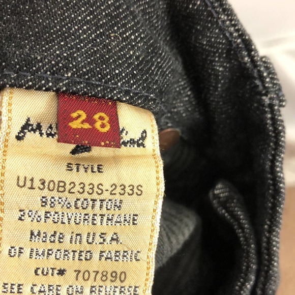 7 for All Mankind 5 pocket distressed embroidered black wash flare leg jeans 28 - Picture 6 of 7